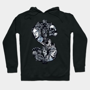 Posada Day of the Dead Outlaw, Dia De Muertas (Dollars &amp;amp; Guns) Hoodie